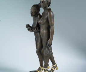 Just Friends Sculpture by Shelly Fireman