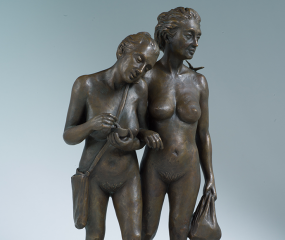 Just Friends Sculpture by Shelly Fireman